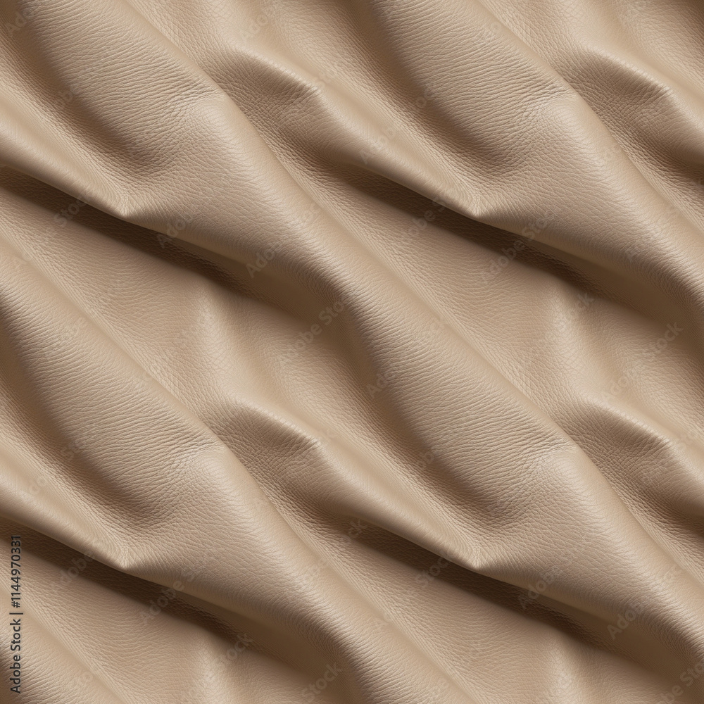 Seamless smooth leather pattern in light beige tones for elegant textile and design applications Seamless smooth leather pattern in light beige tones for elegant textile and design applications