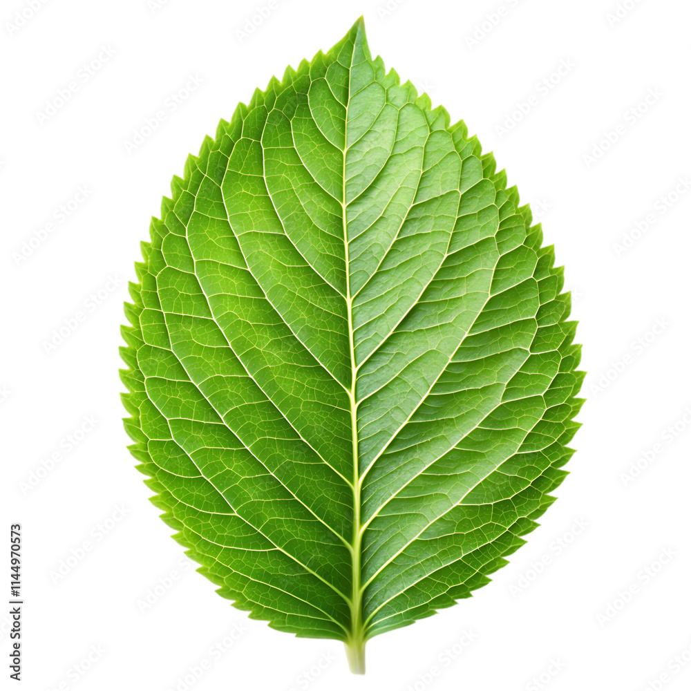 Obraz premium green leaf isolated on white