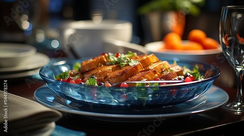 grilled chicken with vegetables