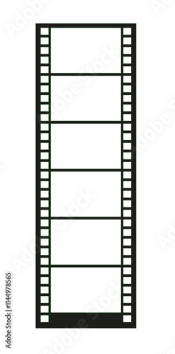 illustration of vintage film tape