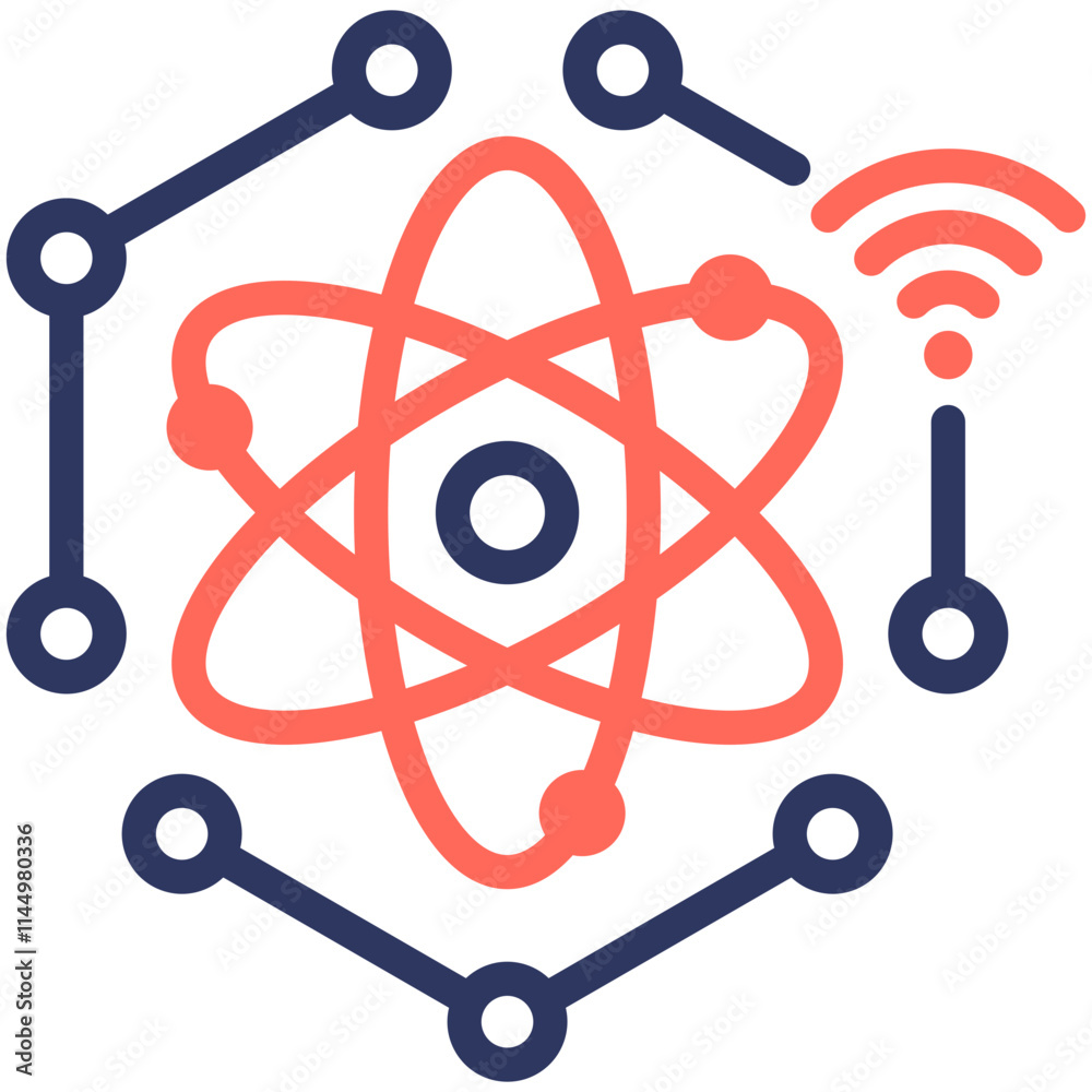Quantum Technology Icon Quantum Technology Icon