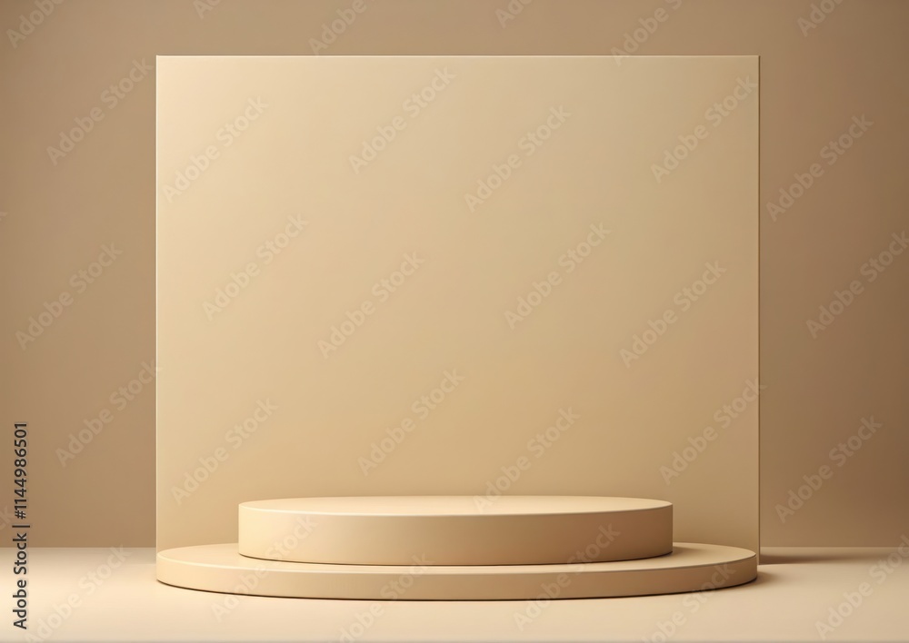 Minimalist Digital 3d Beige Podium. Ideal for showcasing luxury products, futuristic designs, or premium branding campaigns. Minimalist Digital 3d Beige Podium. Ideal for showcasing luxury products, futuristic designs, or premium branding campaigns.