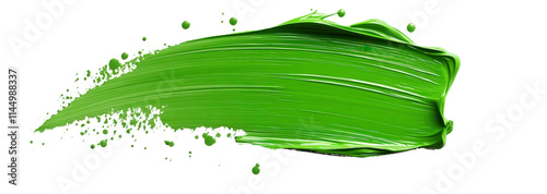 green paint brush, banner, text, isolated, transparent, png, background photo