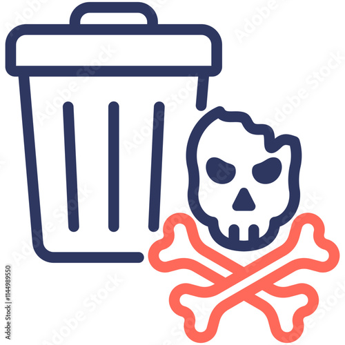 Hazardous Waste Icon