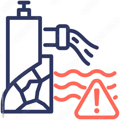 Water Pollution Icon