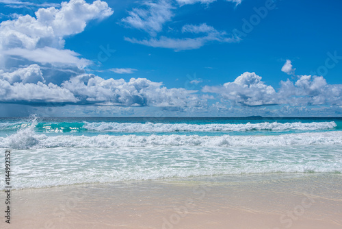 View From Grand Anse To Fregate Island