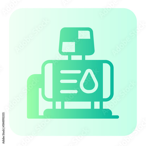 water pump gradient icon