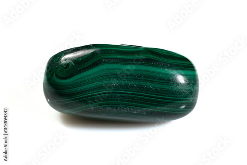 Wallpaper Mural Stunning Natural Malachite Stone with Distinctive Green Stripes and Patterns Torontodigital.ca