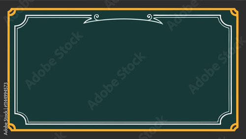 Elegant vector frame design suitable for invitations and decorative purposes in a vintage style