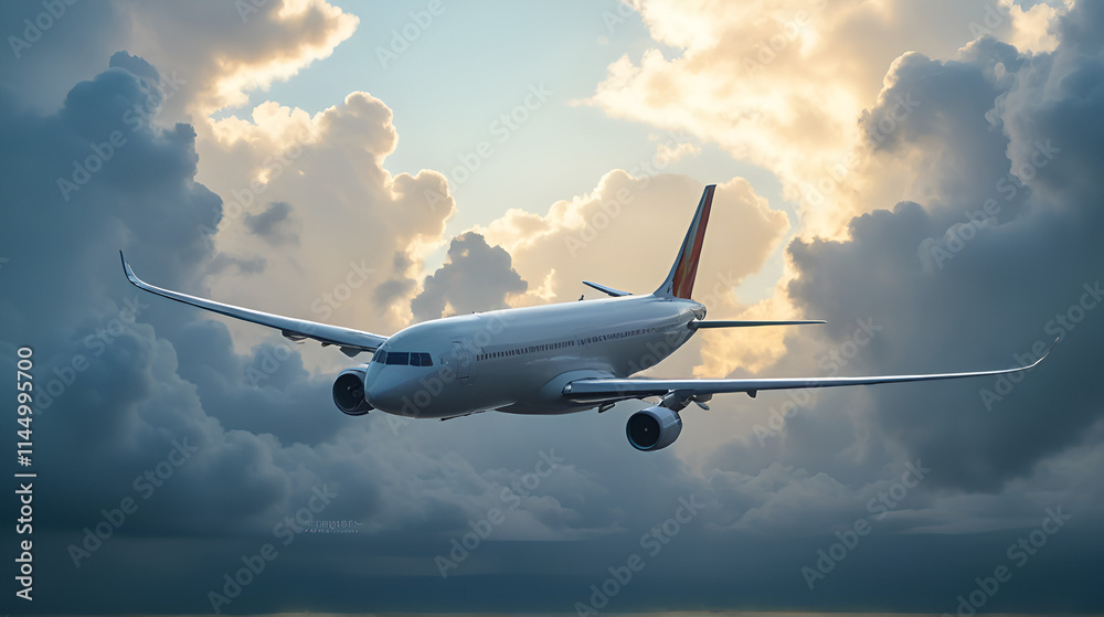 Obraz premium airplane in the sky