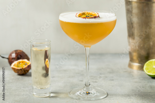 Cold Refreshing Porn Star Martini Cocktail