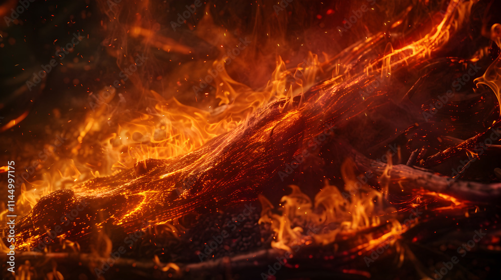 Intense Blaze: Capturing the Raw Power and Destructive Beauty of Fire in Motion Intense Blaze: Capturing the Raw Power and Destructive Beauty of Fire in Motion