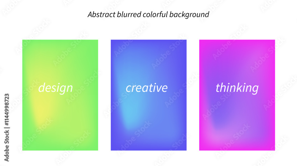 Fototapeta premium Abstract blurred colorful background 3