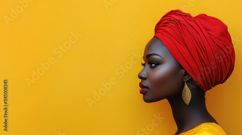 Celebrating Black History: African Woman in Turban