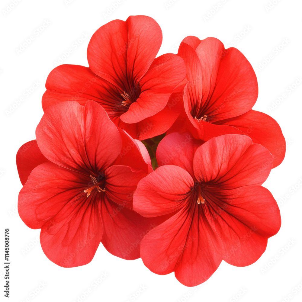 Vibrant red flowers in bloom nature photography close-up view garden setting floral beauty