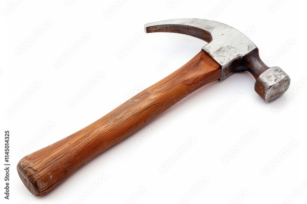 Hammer isolated on white background tool photography studio environment Hammer isolated on white background tool photography studio environment
