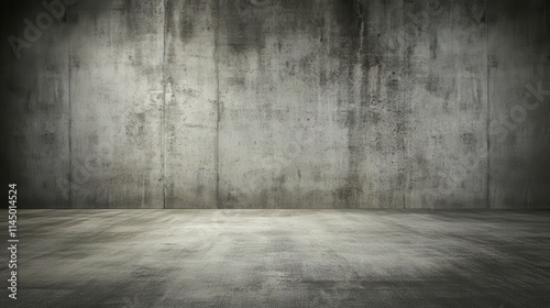 Empty Concrete Space Interior Design - Modern Industrial Style
