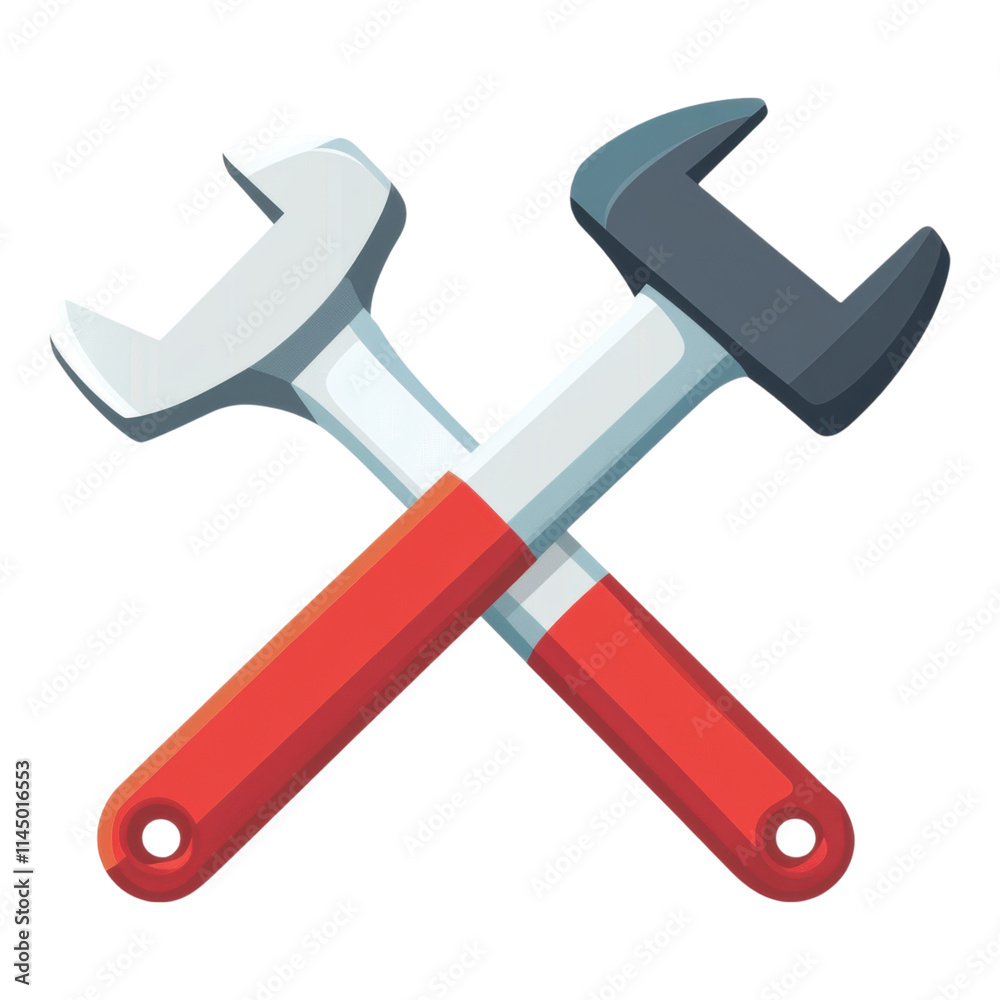 Repairing tools action workshop location digital illustration content type clean environment side viewpoint maintenance concept