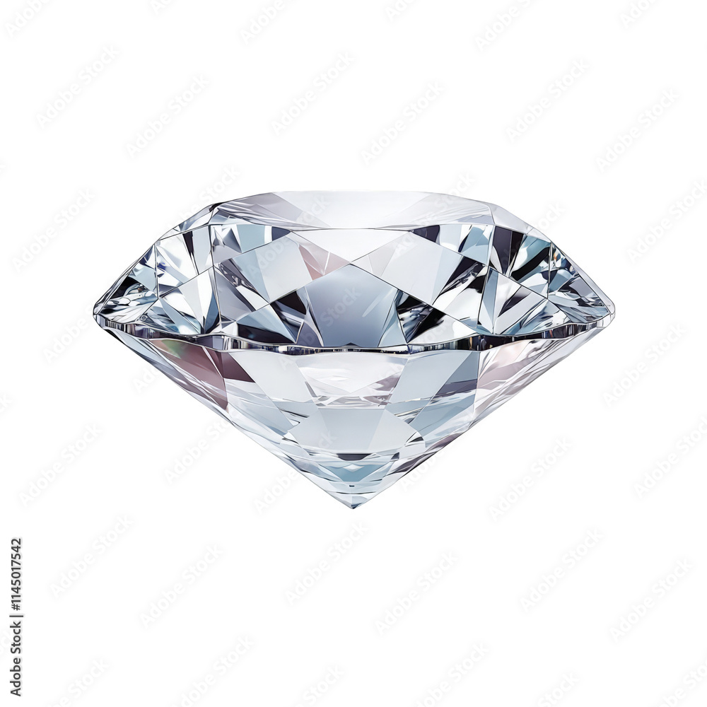 Large Clear Sparkling Diamond Gemstone on White Background Fine Jewelry Luxury Precious Stone Transparent Brilliant Cut Crystal Mineral Wealth Symbol Elegance PNG Image Large Clear Sparkling Diamond Gemstone on White Background Fine Jewelry Luxury Precious Stone Transparent Brilliant Cut Crystal Mineral Wealth Symbol Elegance PNG Image