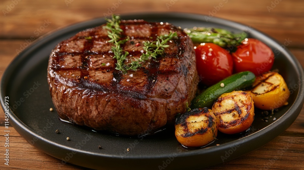 Grilled Steak with Roasted Vegetables: A Culinary Delight Grilled Steak with Roasted Vegetables: A Culinary Delight