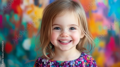 Radiant Child's Joyful Smile