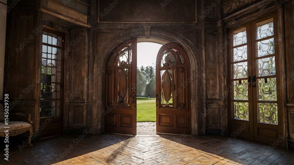 Fototapeta premium church door