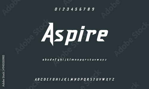 Creative geometric modern urban alphabet font. Digital abstract futuristic, fashion, sport, minimal technology typography.