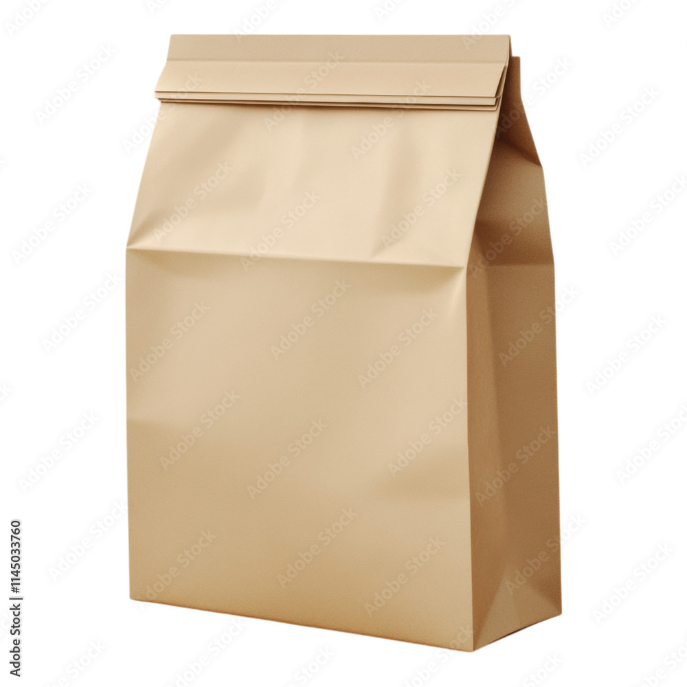 Flat-style paper bag mock-up with folded edges, ideal for showcasing branding designs, features a transparent background for versatility. Flat-style paper bag mock-up with folded edges, ideal for showcasing branding designs, features a transparent background for versatility.