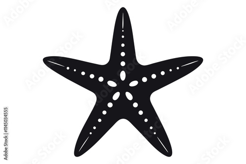 starfish silhouette icon