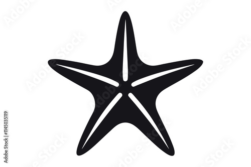 starfish silhouette icon