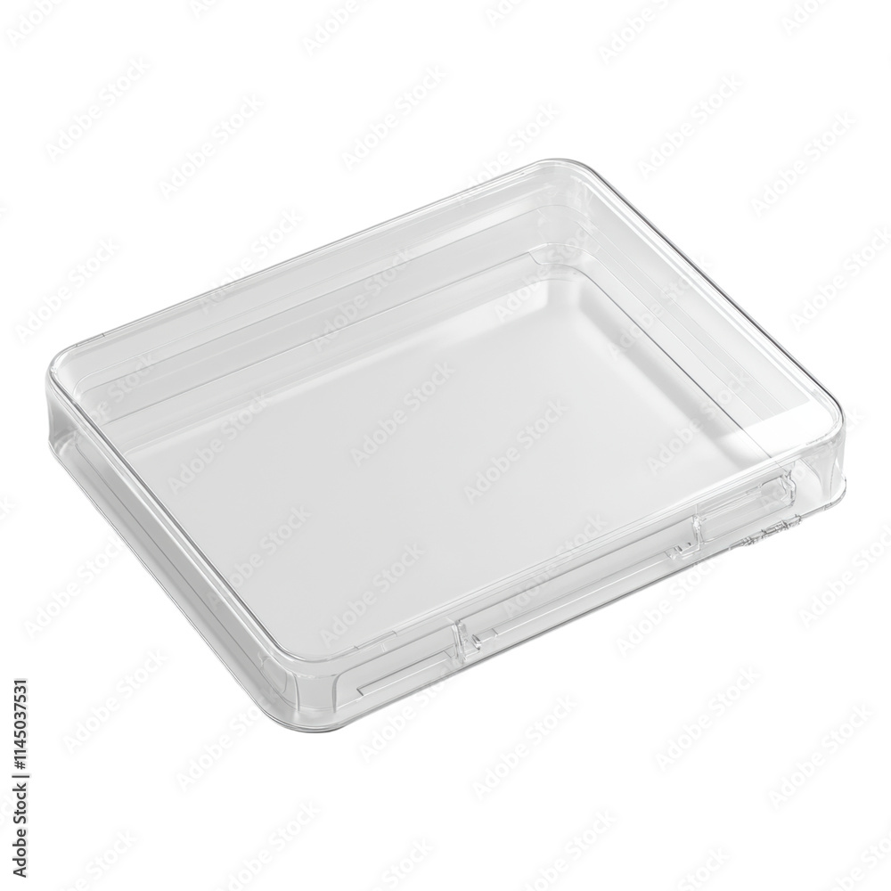 Plastic clamshell packaging design for electronics, mock-up with transparent background, ideal for product presentations and marketing materials Plastic clamshell packaging design for electronics, mock-up with transparent background, ideal for product presentations and marketing materials