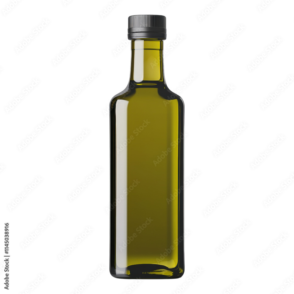 Elegant olive oil bottle mock-up featuring a sleek rounded design, ideal for branding presentations, with a transparent background. Elegant olive oil bottle mock-up featuring a sleek rounded design, ideal for branding presentations, with a transparent background.