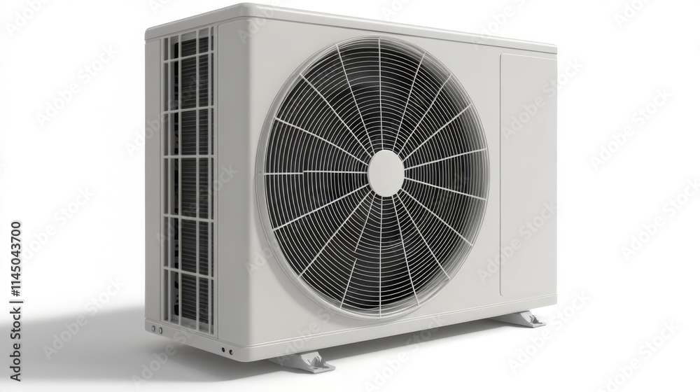 Fototapeta premium Modern Air Conditioner Unit - Stylish and Energy-Efficient Cooling Solution