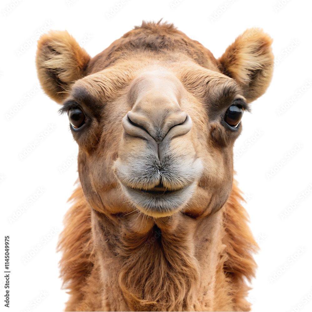 Obraz premium camel isolated on white