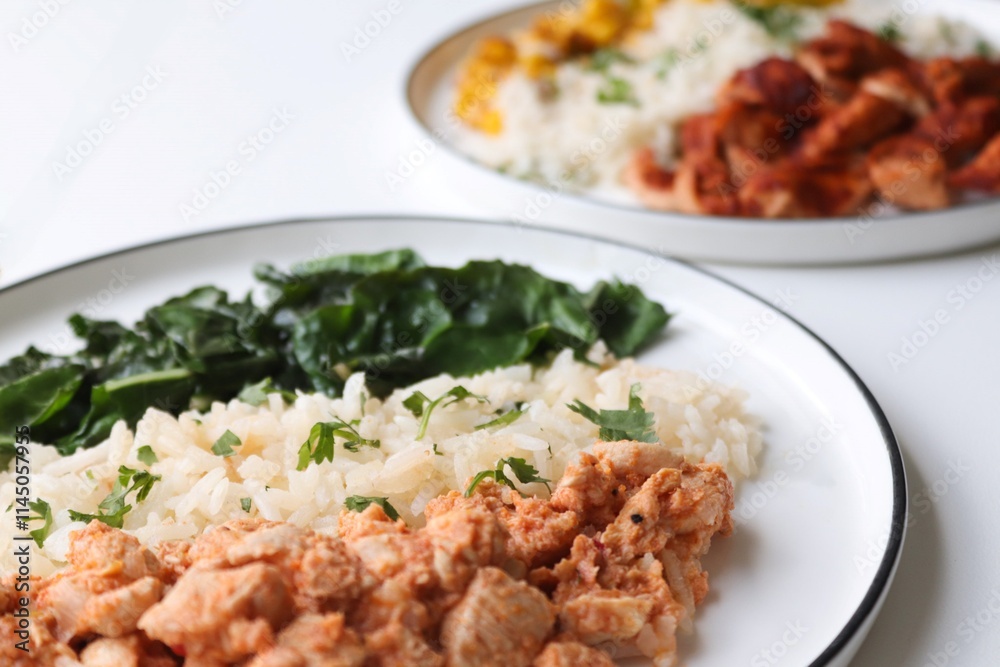 Photography of homemade plated meals. Ranging from rice dishes to wraps to chicken to pasta. Photography of homemade plated meals. Ranging from rice dishes to wraps to chicken to pasta.