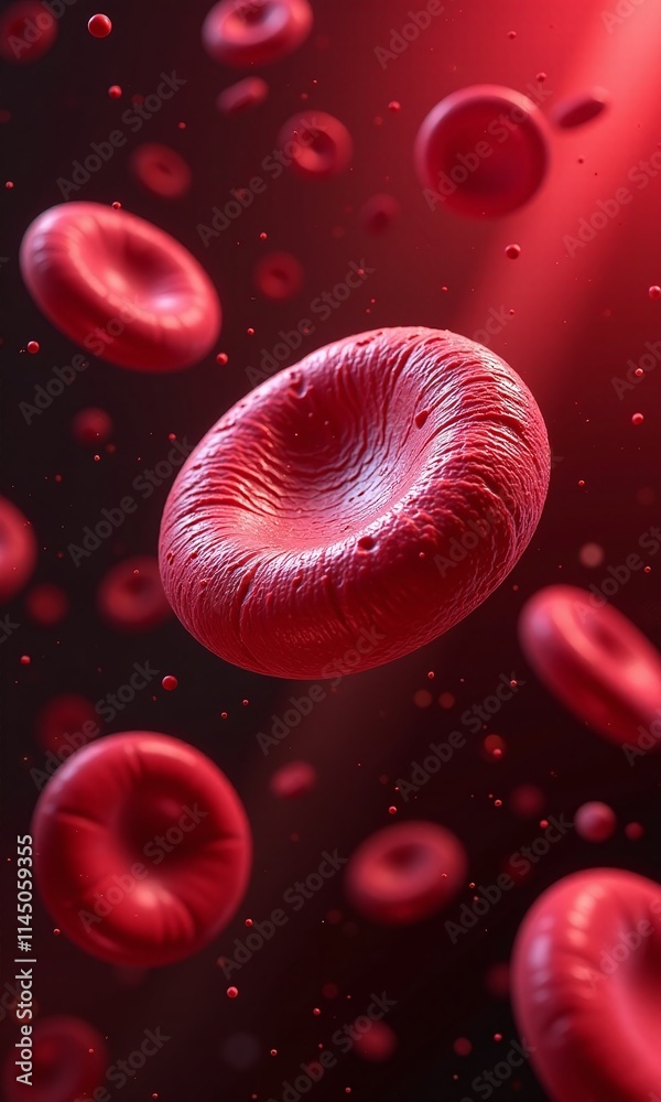 microscopic view red blood cells circulatory system medical microscopic view red blood cells circulatory system medical