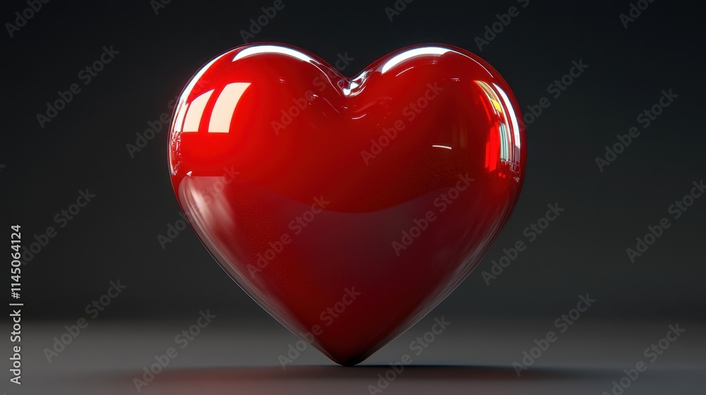 red heart 3d render icon isolated on transparent background cutout red heart 3d render icon isolated on transparent background cutout