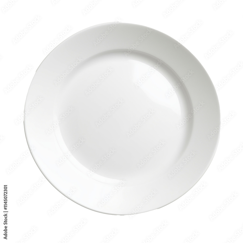 white plate isolated on white background white plate isolated on white background