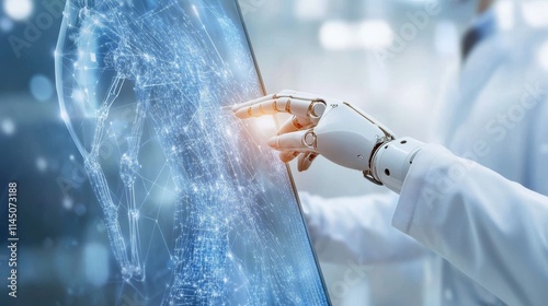 ai technology revolutionizing industries and enhancing daily life, showcasing advanced algorithms, robotics, and data-driven innovations, highlighting its transformative impact on fields such as healt