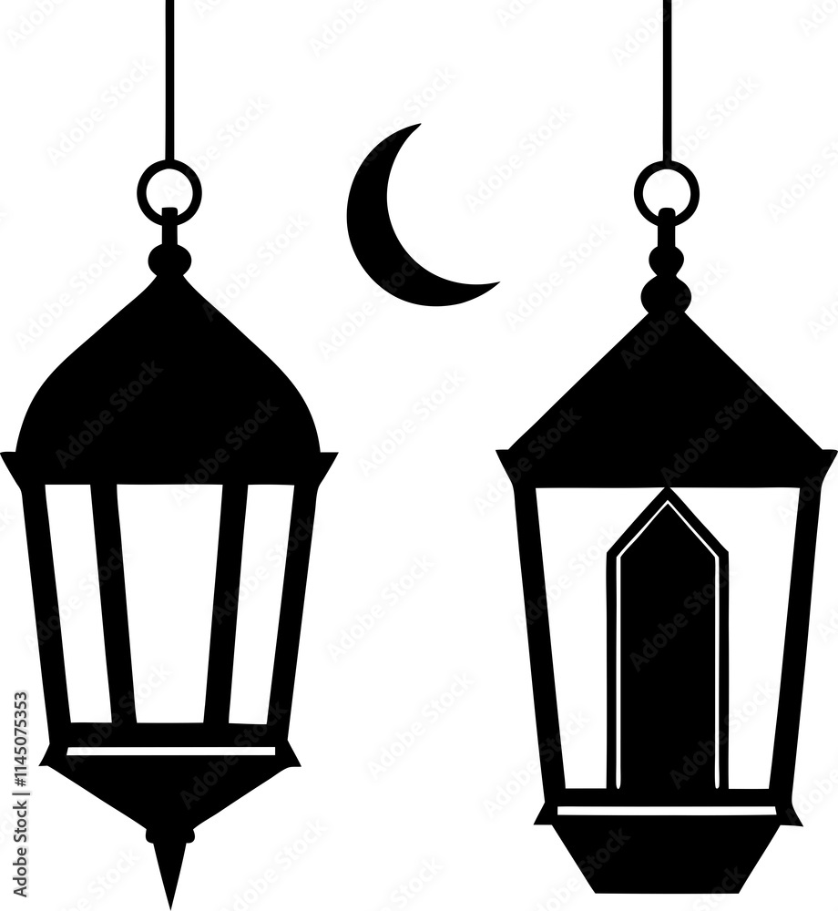 ramadan-lanterns-icon-silhouette ramadan-lanterns-icon-silhouette