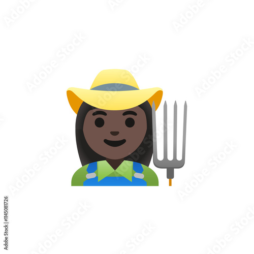 Female Farmer Emoji
