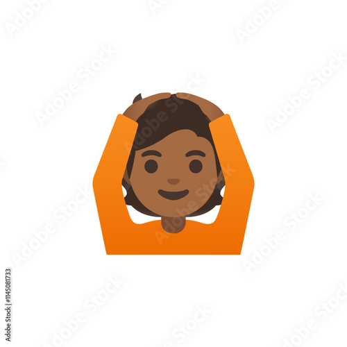 Person with Hands on Head Emoji
