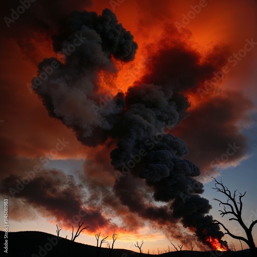 fire in the sky