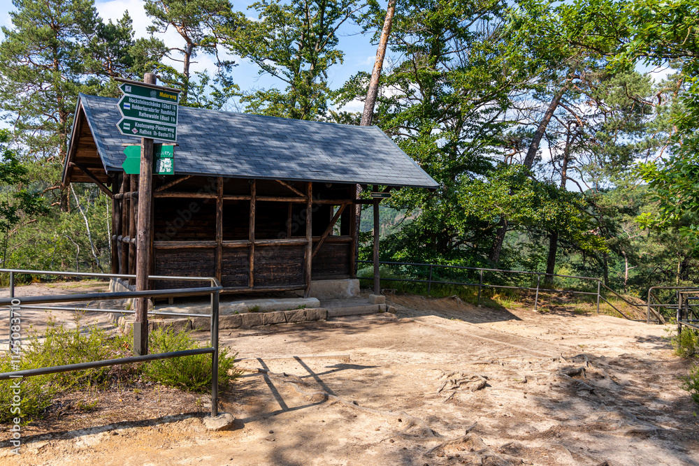 Elbsandsteingebirge Schutzhütte Hockstein Elbsandsteingebirge Schutzhütte Hockstein