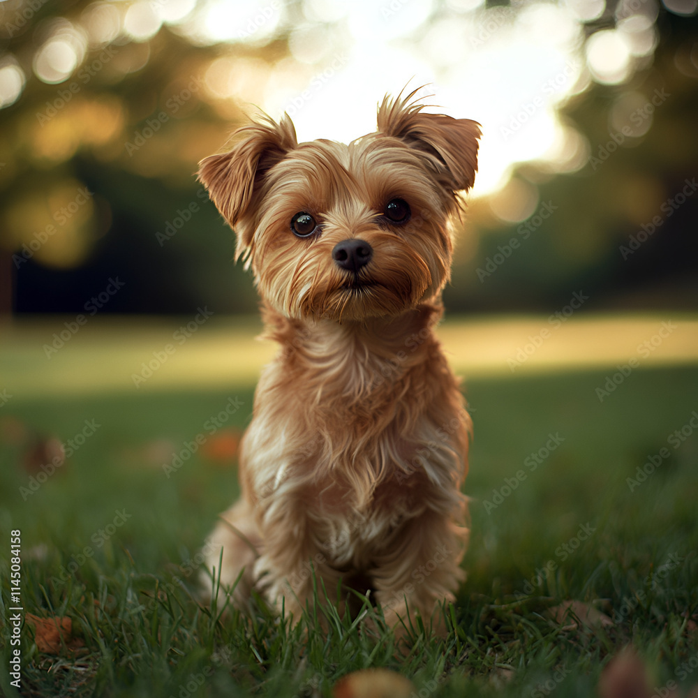 Beautiful illustration of man's best friend: Dog. Beautiful dog. Portrait of a beautiful dog