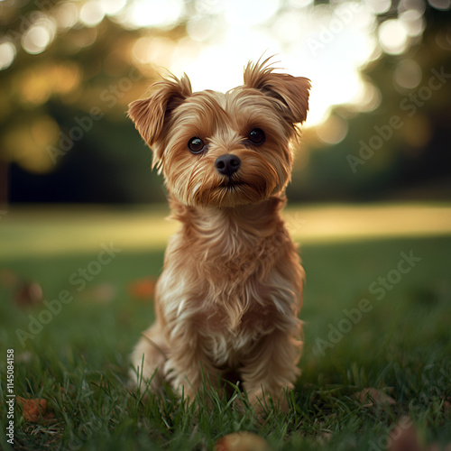 Obraz na płótnie Beautiful illustration of man's best friend: Dog. Beautiful dog. Portrait of a beautiful dog w salonie