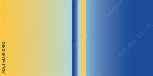 Abstract blurred gradient mesh background in blue and yellow colors of national flag of Ukraine. Poster or banner template. Easy editable soft colored EPS8 vector illustration without transparency.