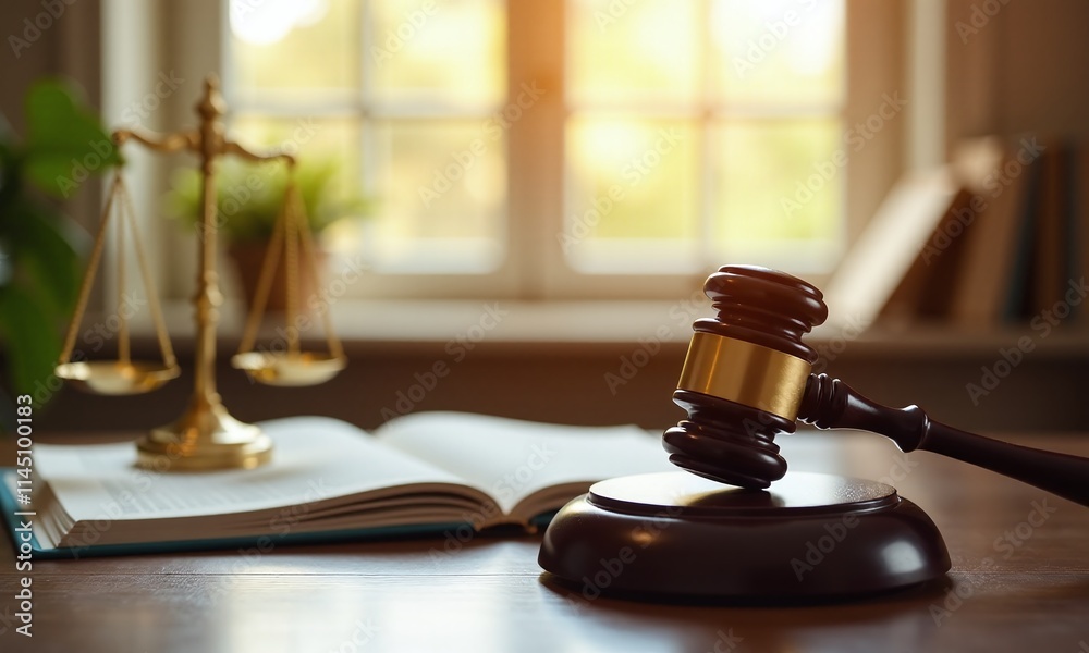 Legal office judge s gavel scales of justice Legal office judge s gavel scales of justice