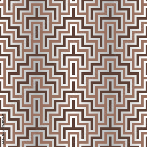 Seamless mocha mousse color maze pattern design