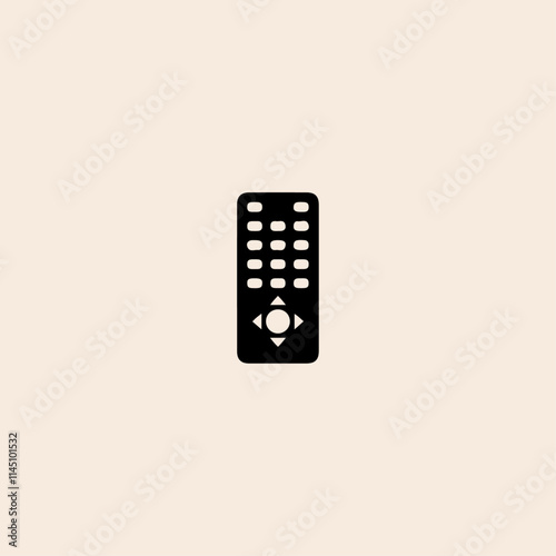 Controller remote icon flat vector design.